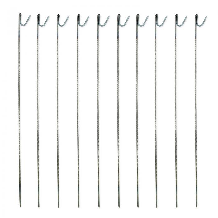 Steel Barrier Fencing Pins 10mm x 1250mm Pack Of 10