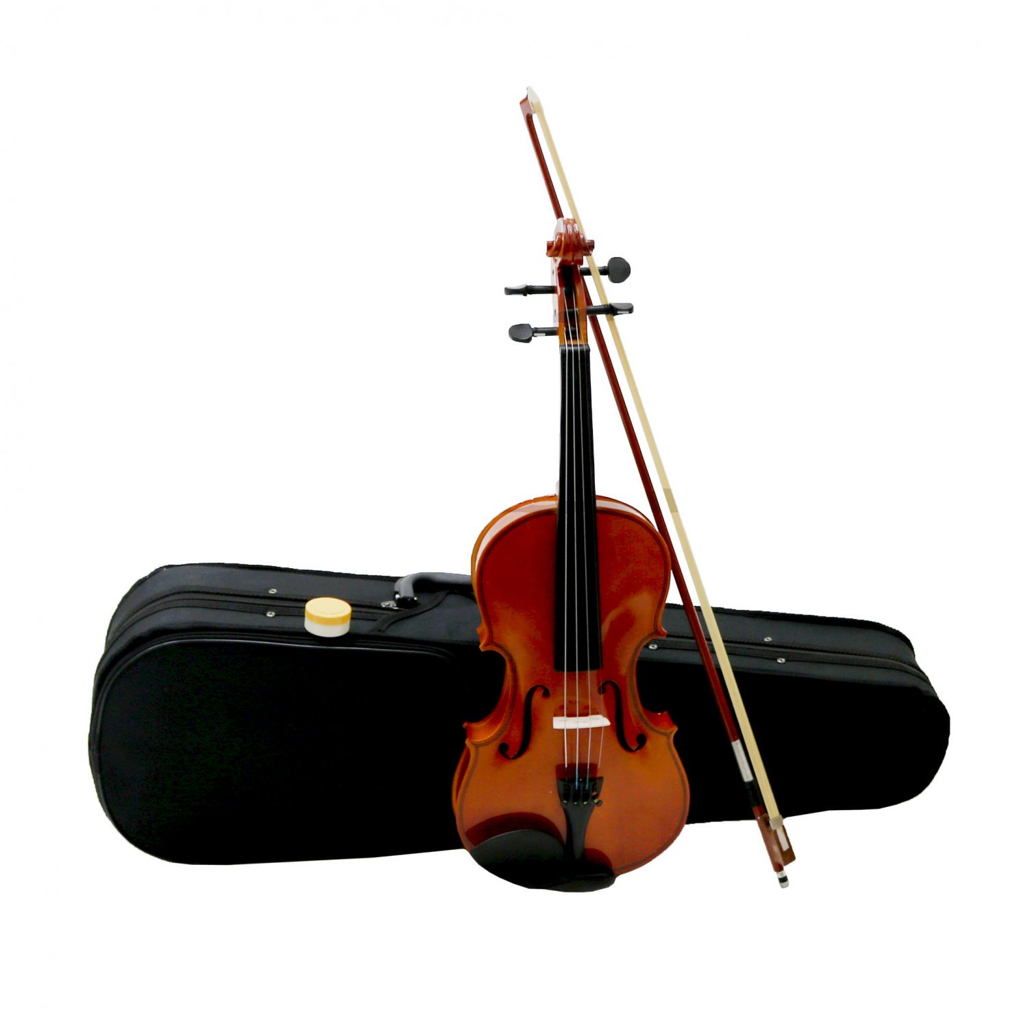 Full Size 4/4 Acoustic Violin Set With Case, Bow & Rosin