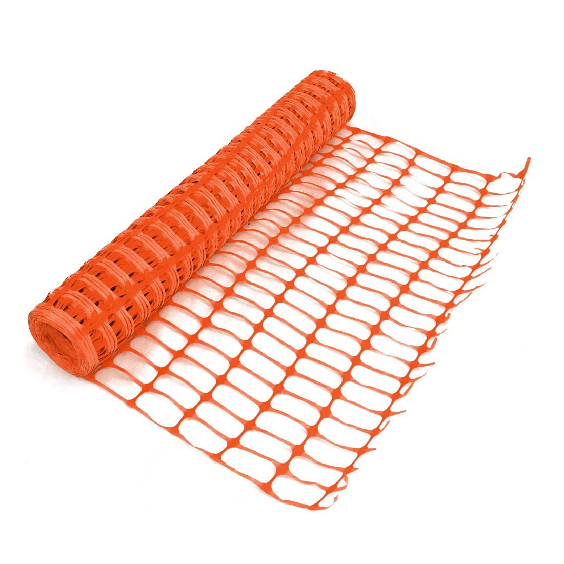Heavy Duty Orange Safety Barrier Mesh Fencing 1mtr x 25mtr
