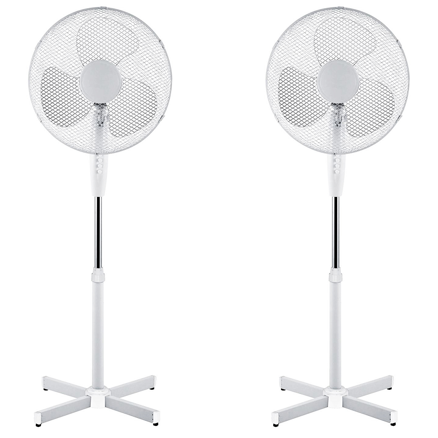 2 x 16 Electrical Oscillating Electric Fans - Click Image to Close