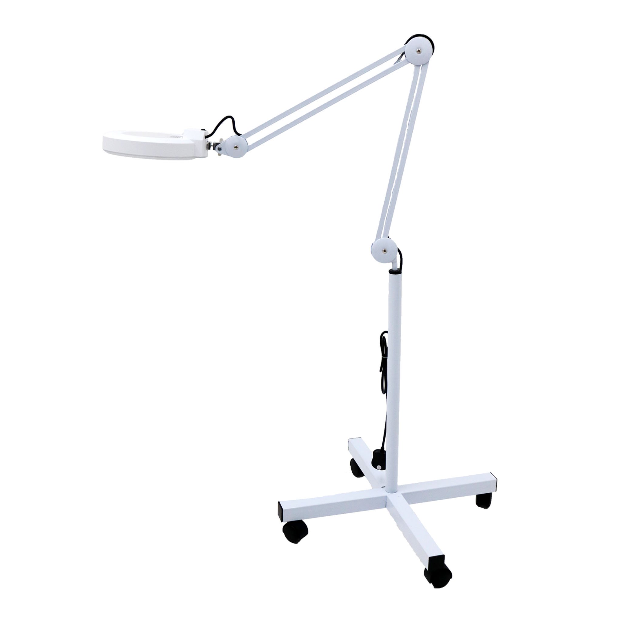 Floor Standing Magnifier Lamp with 5x Magnification