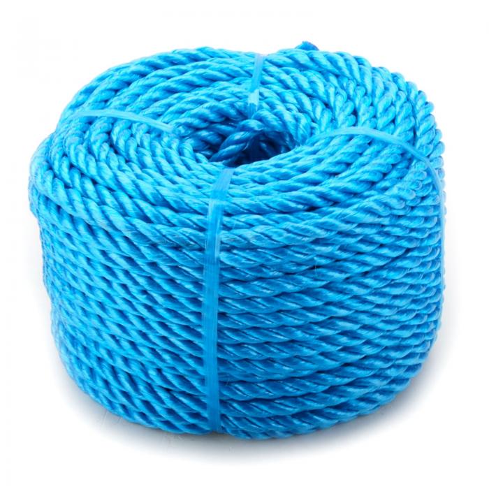 10mm x 30m Blue Heavy Duty Poly Rope Coils Polypropylene PP