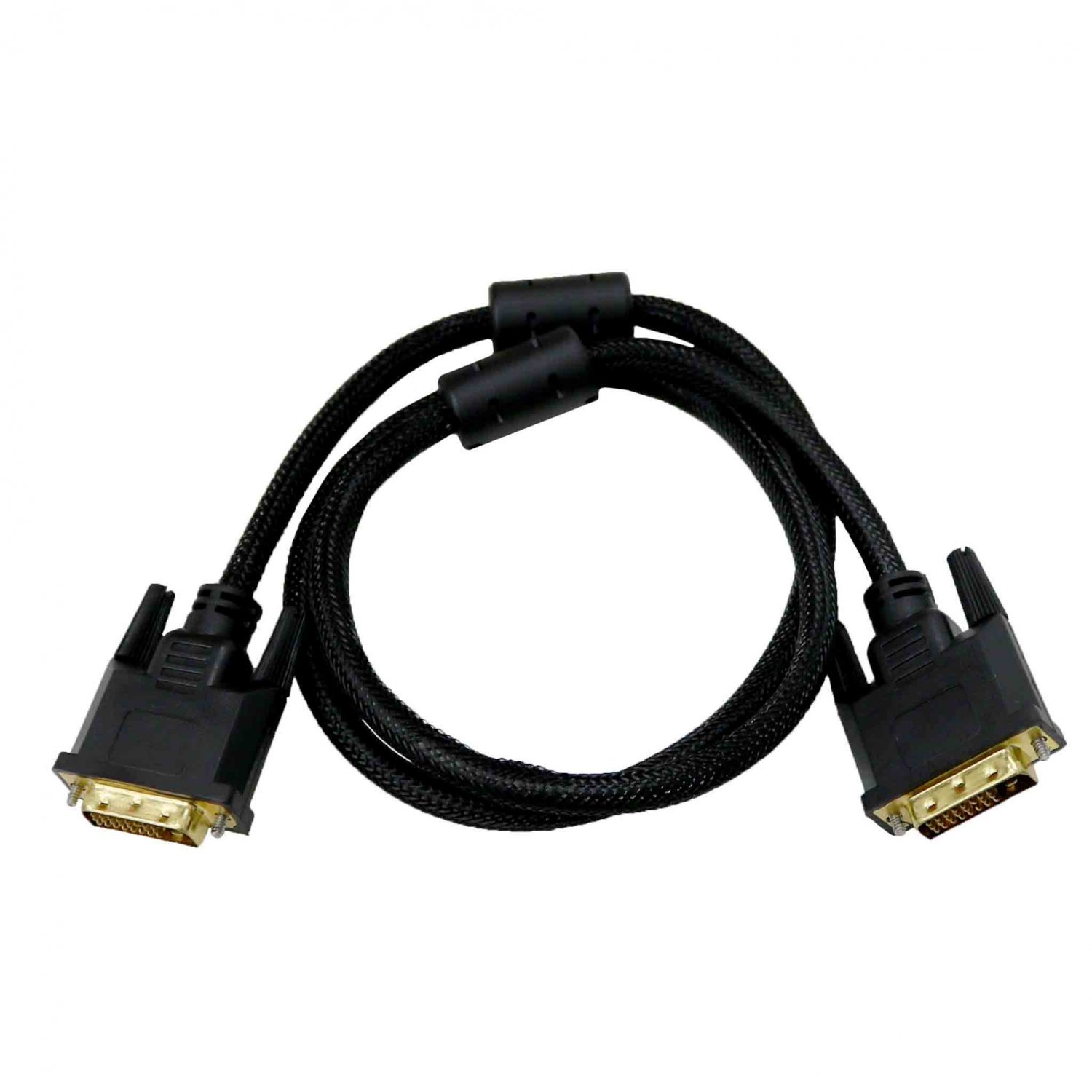 1m DVI-D 24 + 1 Pin Male to Male Dual Link Gold Cable Lead