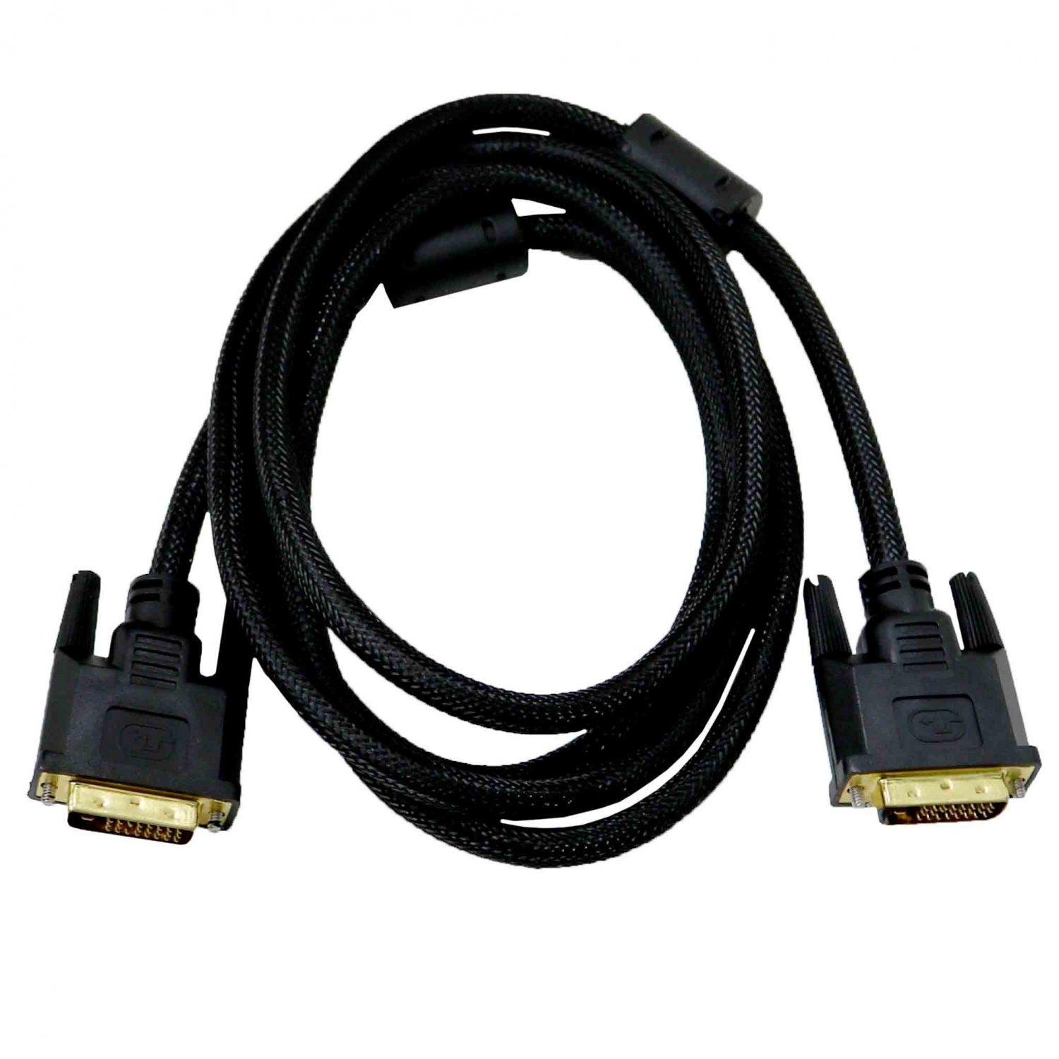 2m DVI-D 24 + 1 Pin Male to Male Dual Link Gold Cable Lead