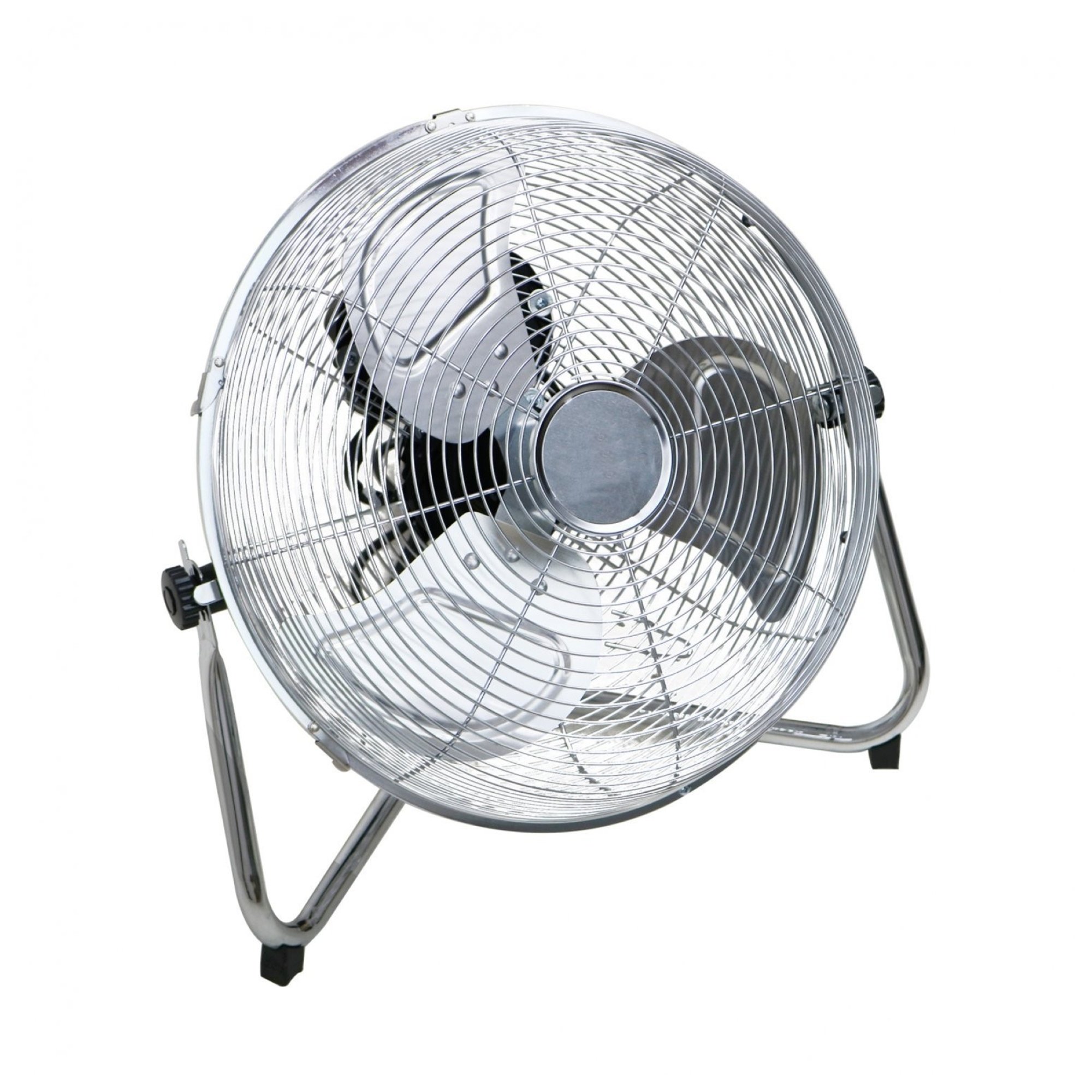 12" Inch Chrome 3 Speed Floor Standing Gym Fan Hydroponic