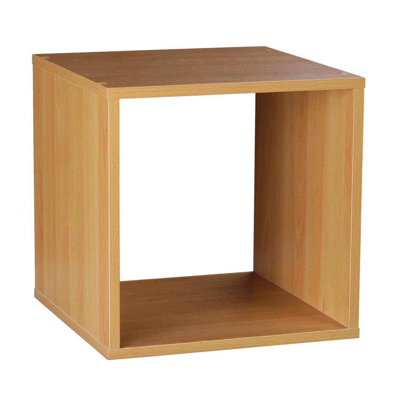 1 Tier Storage Cube Wooden Shelf Bookcase Shelving Storage Rack