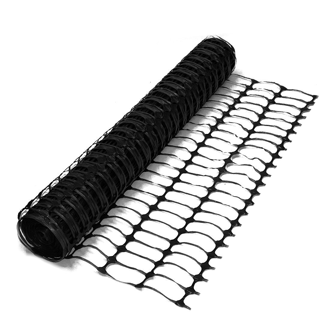 Heavy Duty Black Safety Barrier Mesh Fencing 1mtr x 15mtr - Click Image to Close