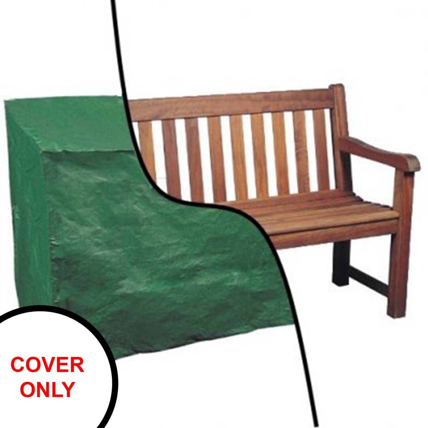 Waterproof 4ft 1.2m Garden Furniture 2 Seater Bench Seat Cover - Click Image to Close
