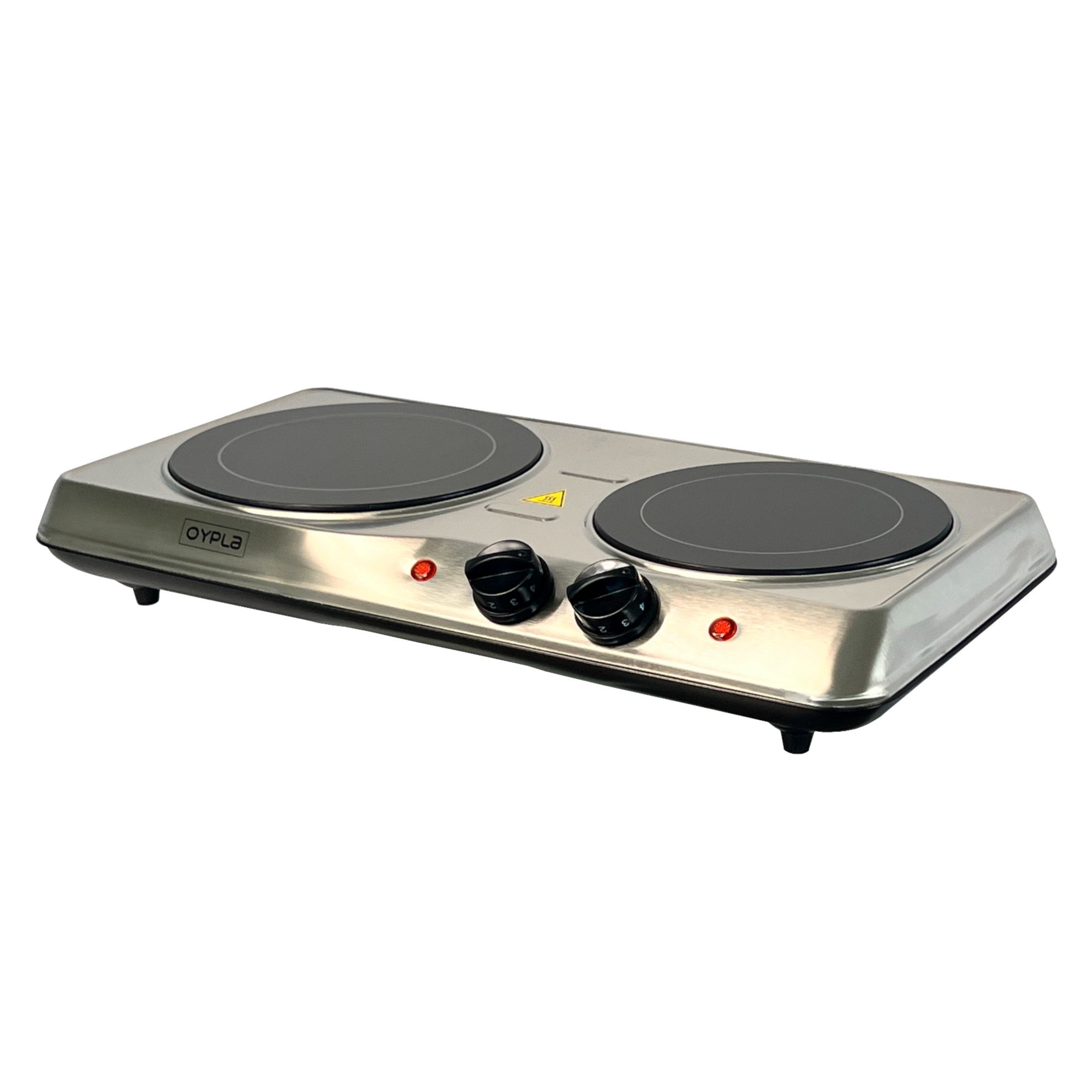 2000W Ceramic Portable Infrared Electric Double Hot Plate Hob - Click Image to Close
