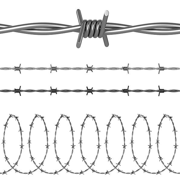 30m x 1.7mm Galvanised Steel Barbed Wire Livestock Security