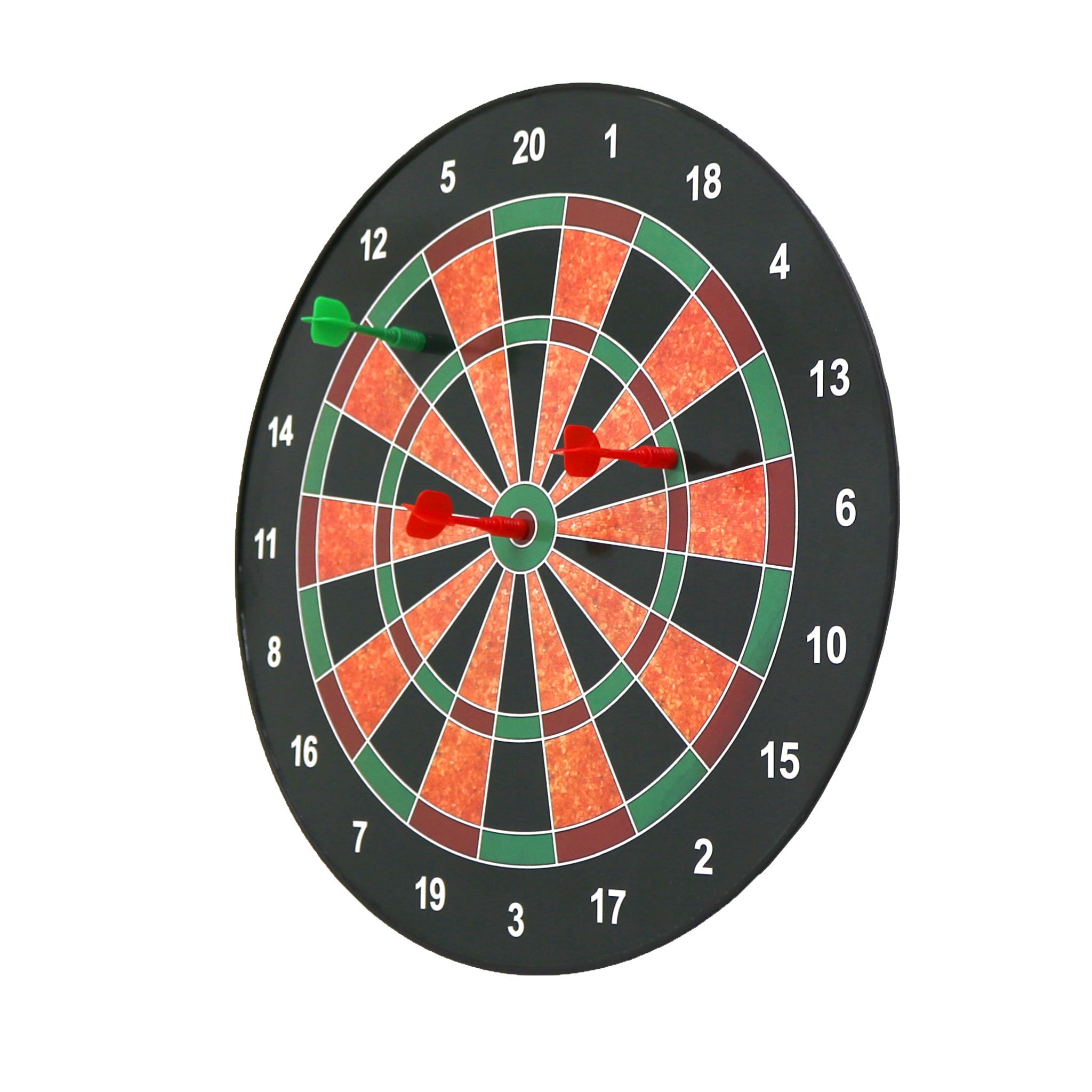 16" Magnetic Kids Toy Play Dart Board Dartboard with 6 Darts