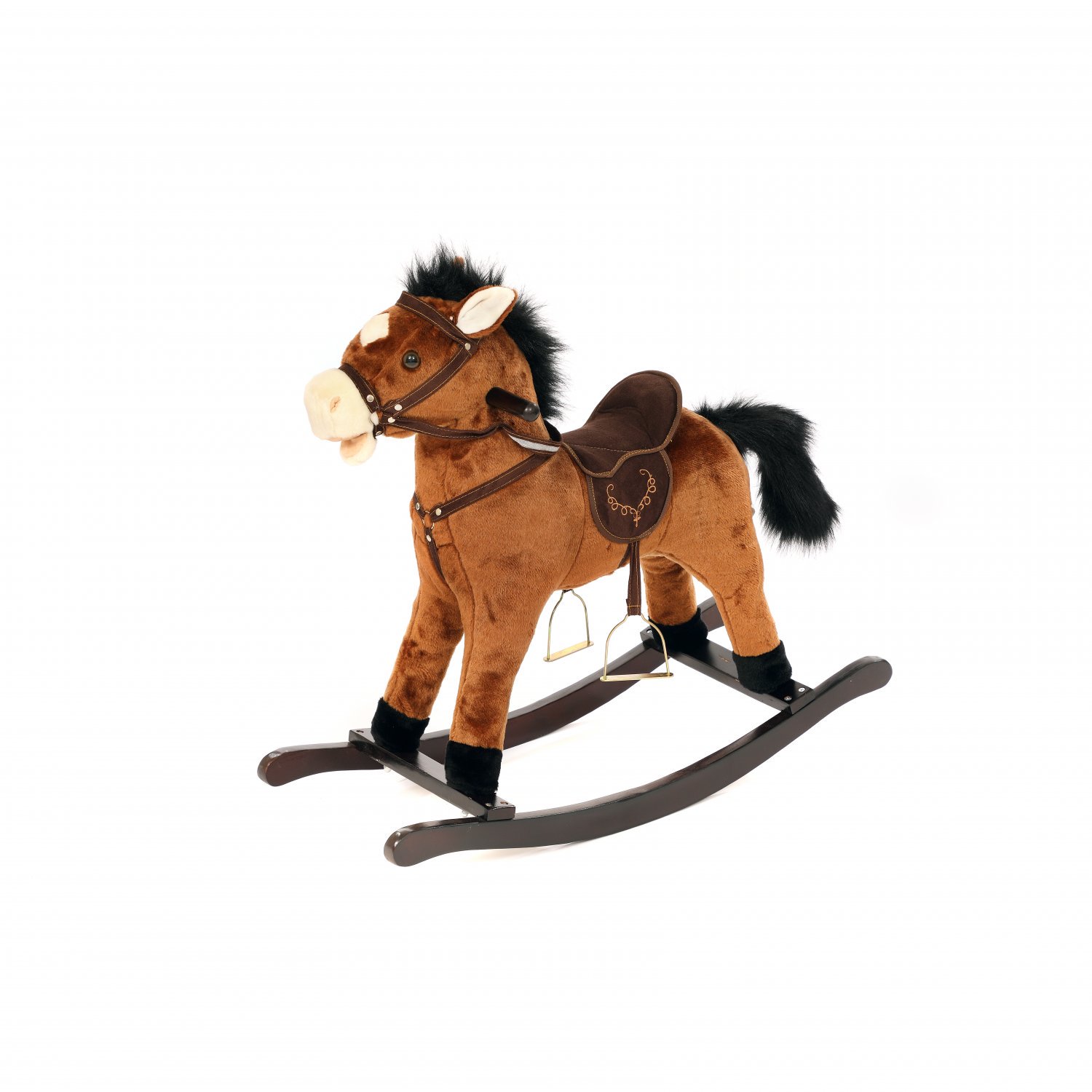 Childrens Kids Toy Rocking Horse with Neighing Sound