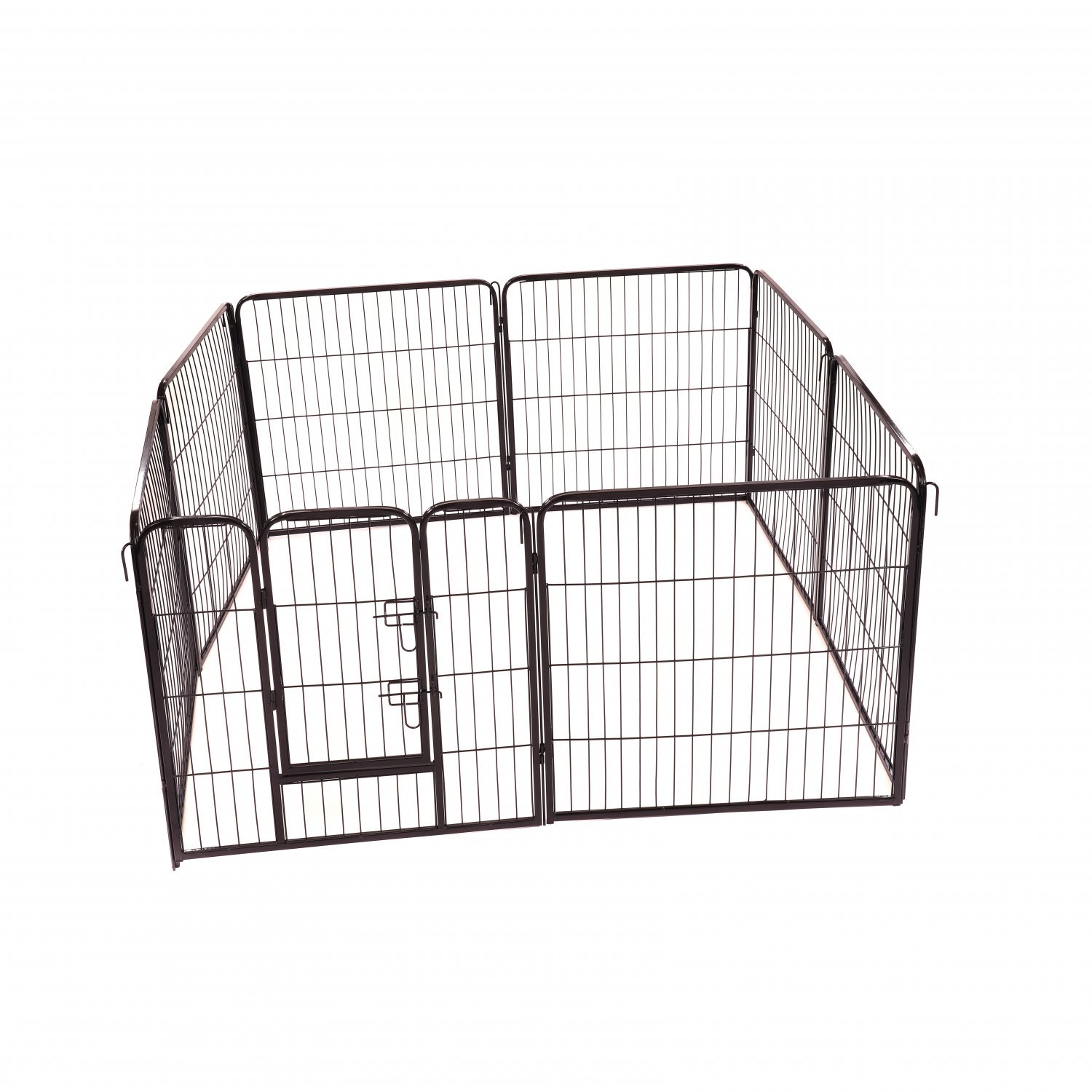 Large Folding 8 Panel Pet Dog Rabbit Run Play Pen Whelping Cage