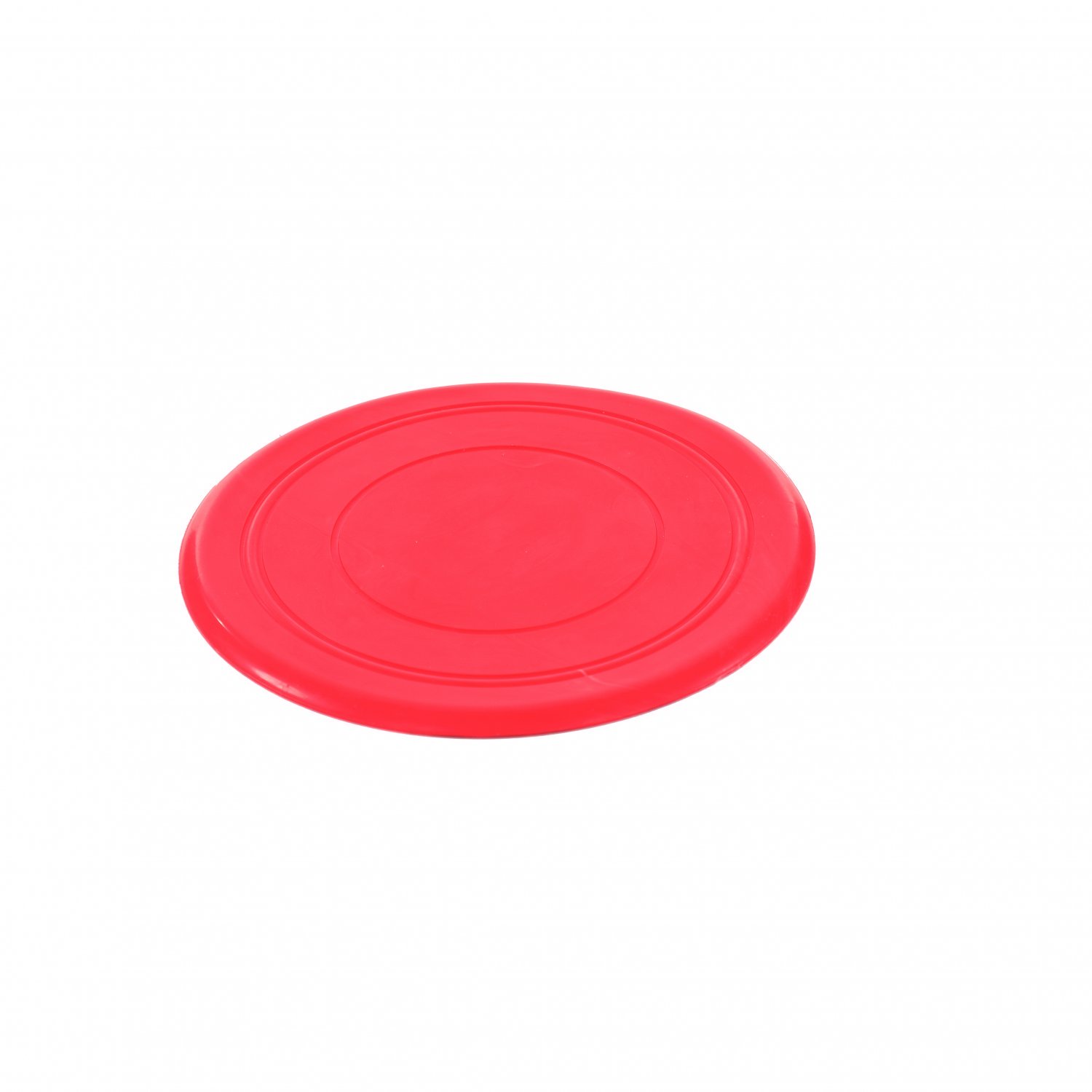 Red Dog Puppy Rubber Training Throw Toy Frisbee Disc
