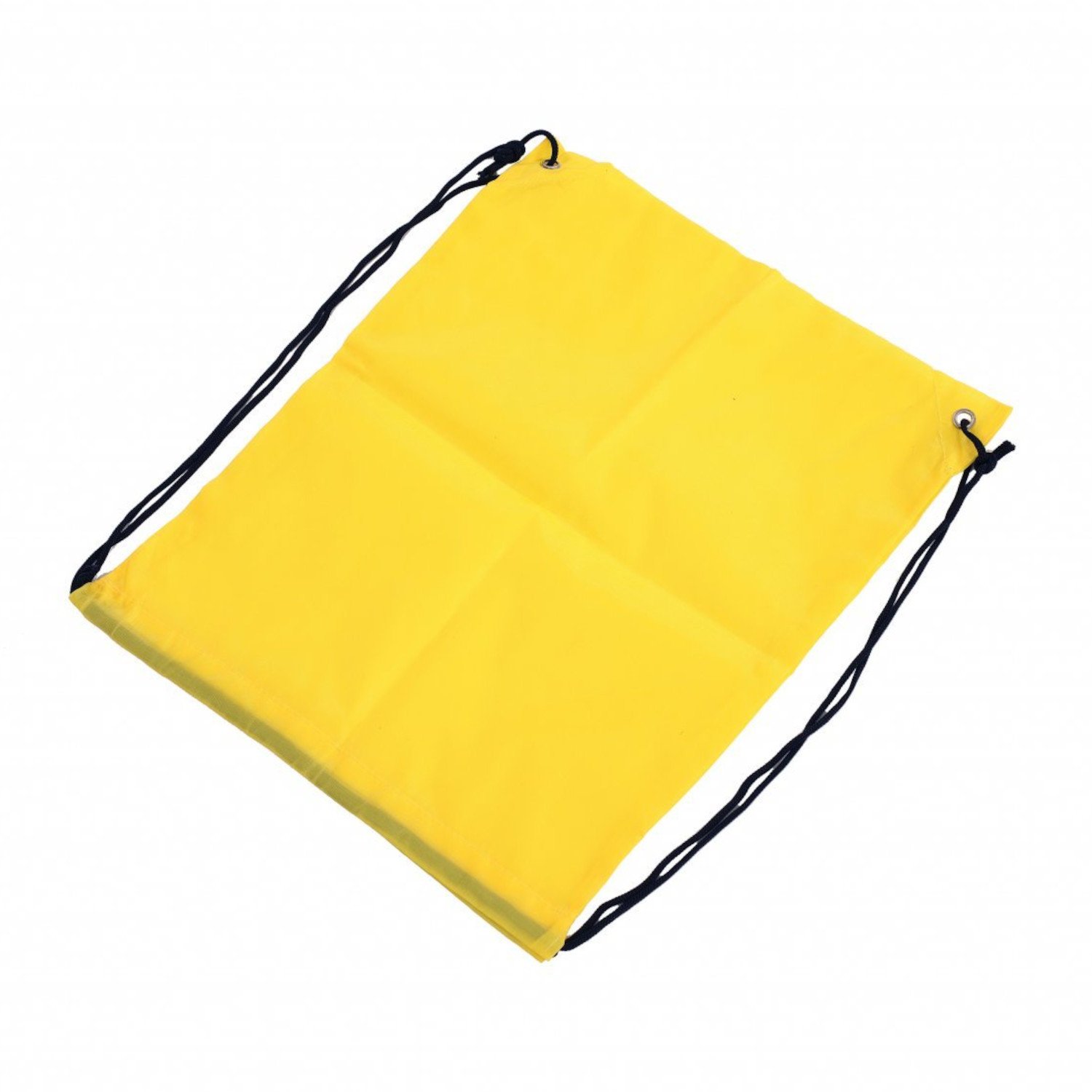 Oxford Cloth Sports PE Yellow Laundry Drawstring Bag