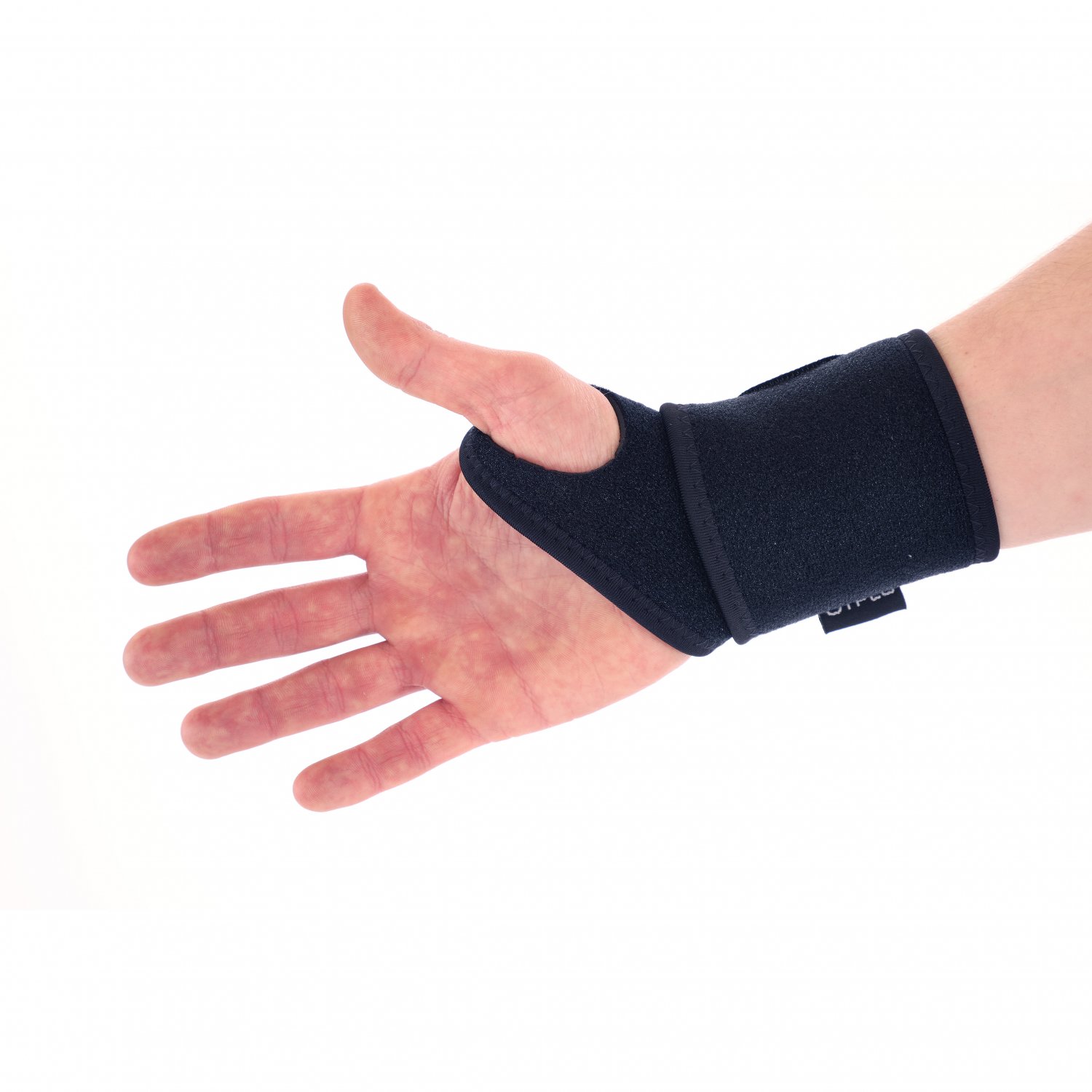 Black Neoprene Adjustable Pain Relief Wrist Support Strap