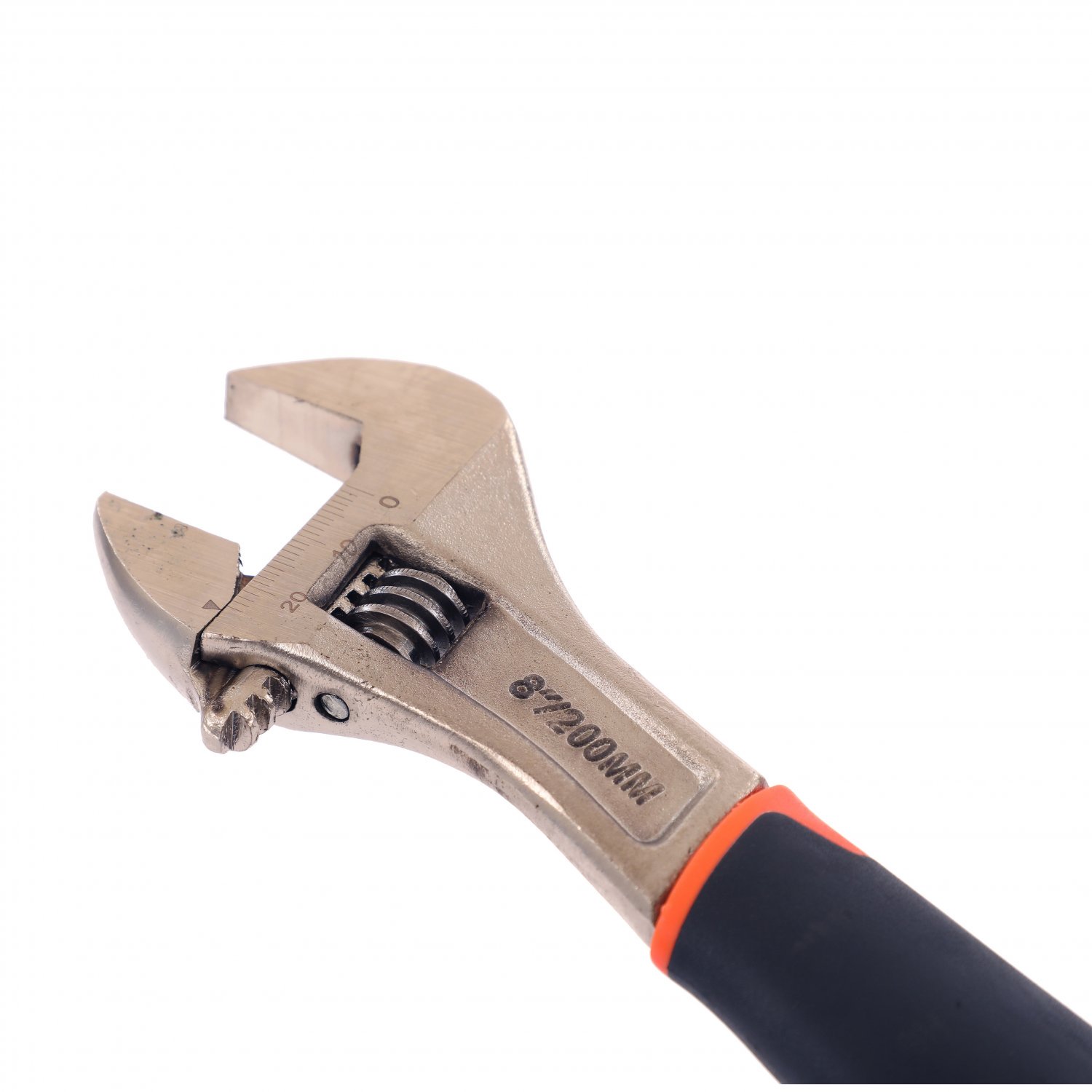 Wide Mouth Soft Grip Adjustable Wrench Spanner - 24 x 200mm - 8\