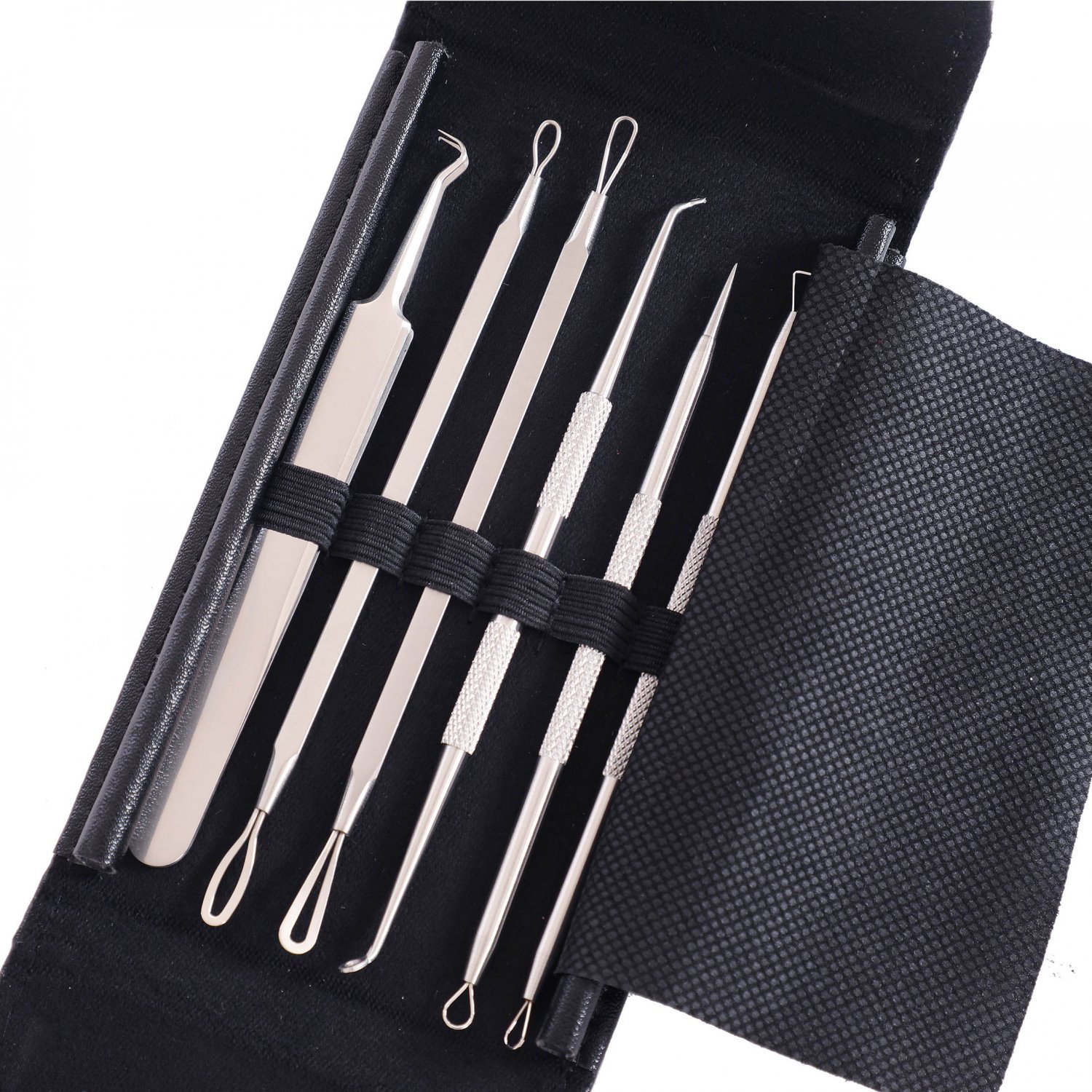 Stainless Steel Blackhead Pimple Acne Spot Remover Tool Set