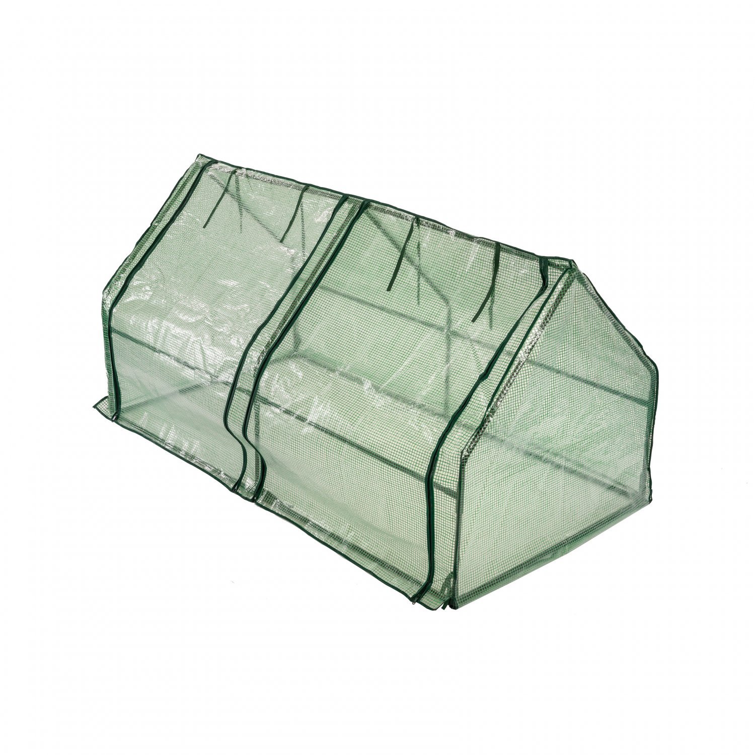 Small Steeple Growhouse Garden Plant Greenhouse with Plastic Mesh Cover