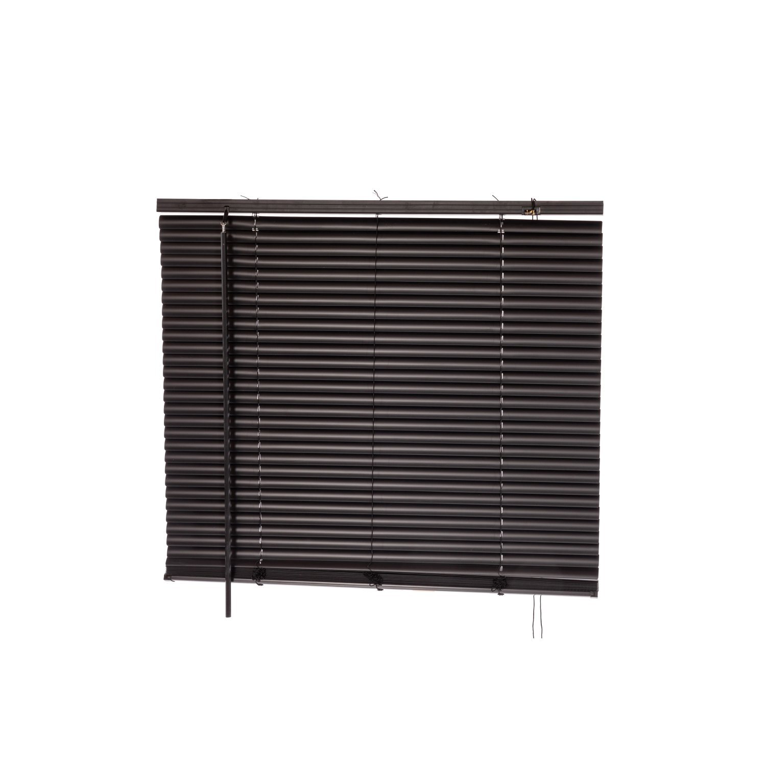 80 x 150cm PVC Black Home Office Venetian Window Blinds with Fixings