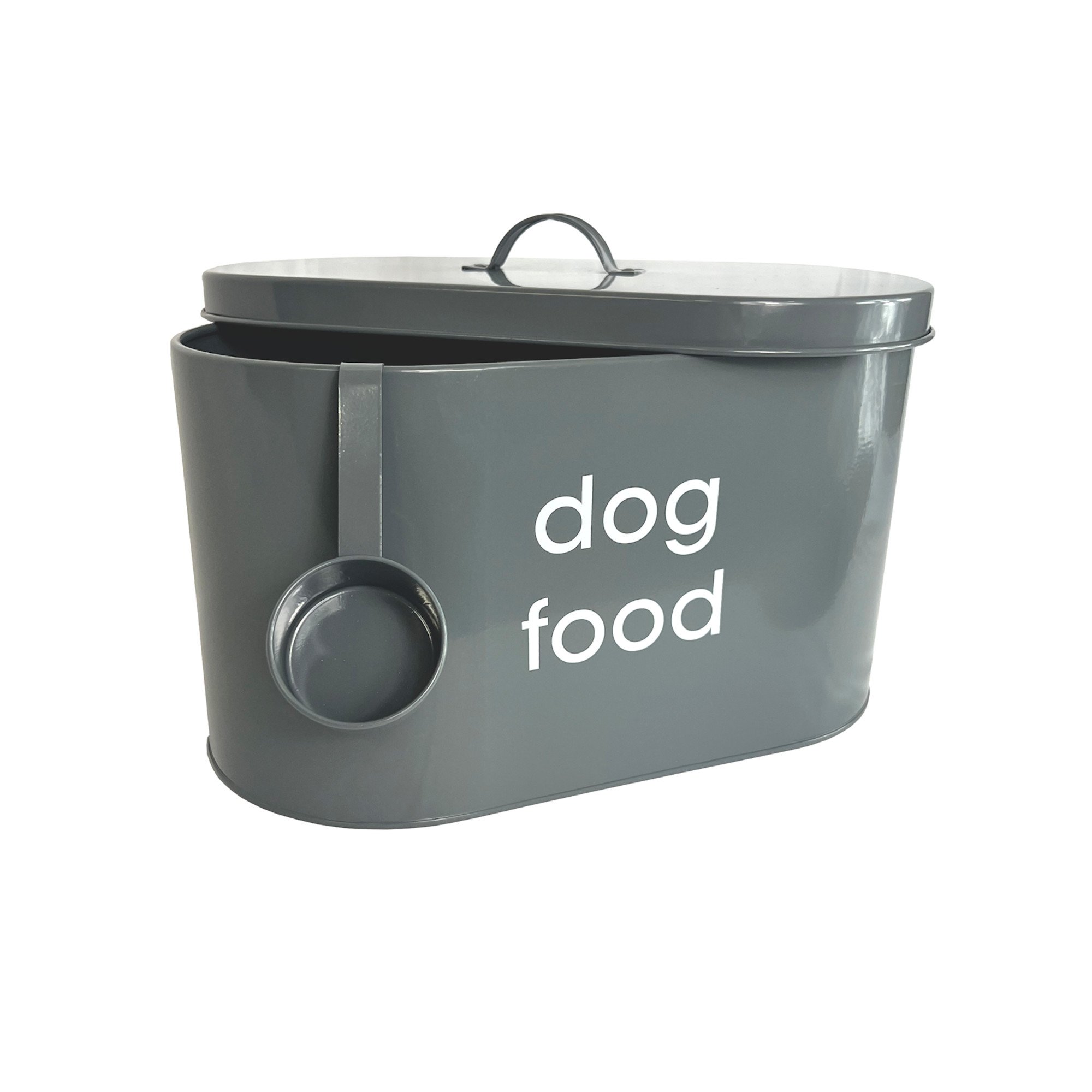 Dog Food Bin Storage Tin Container with Scoop
